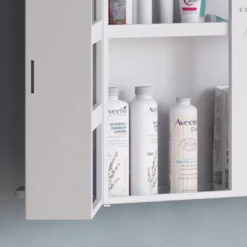 Armoire à Pharmacie 53x53cm Gris Métal -Domublis Soldes Magasin 0187b1aa1a664e05895d3e05e988d42c