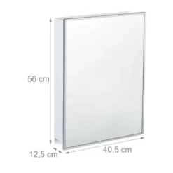 Armoire De Toilette Avec Miroir SDB -Domublis Soldes Magasin 04918b15cd81448a88865f5f652288cf