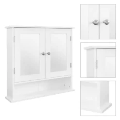 Armoire De Toilette Blanc 56x58x13 Cm 10 Armoire De Toilette Blanc 56x58x13 Cm -Domublis Soldes Magasin 07b5738597dc40a8bbc5eb976cbf1f7c