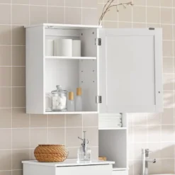 Meuble Haut De Salle De Bain BZR19-W 13 Meuble Haut De Salle De Bain BZR19-W -Domublis Soldes Magasin 07dc748613614235881bd79ba4a71c06