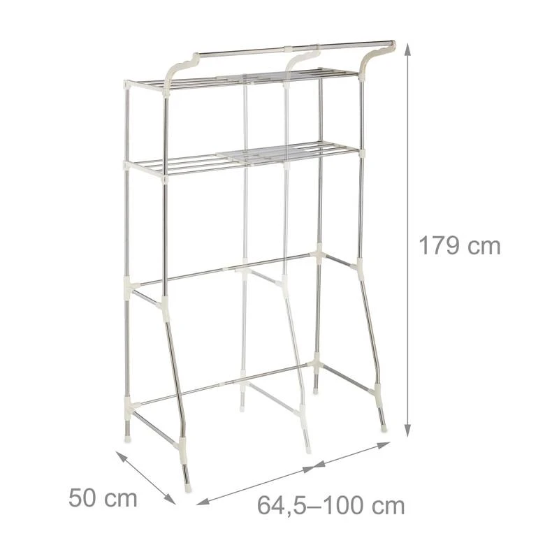 Étagère Pour Machine à Laver En Métal 11 Étagère Pour Machine à Laver En Métal – Image 9