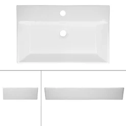 Vasque D'angle 605x365x130mm Blanc -Domublis Soldes Magasin 0d69d1814310455aa49c64d2f2a50745