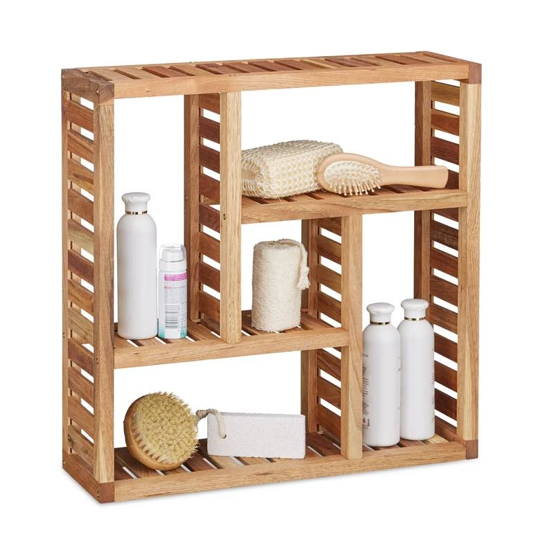 Etagère Murale Salle De Bain Bois Noyer 3 Etagère Murale Salle De Bain Bois Noyer