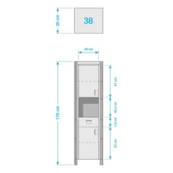Colonne Salle De B. MANCHESTER 2 Portes -Domublis Soldes Magasin 1000008907 180615 16211101 GALLERYIMAGES P000000001000008907