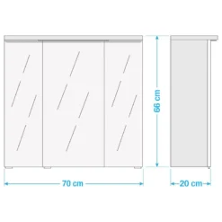 Armoire De Toilette Zeehan II -Domublis Soldes Magasin 1000047671 211014 1658050000508 SKETCH DETAILS P000000001000047671 sketch