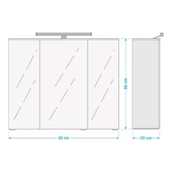Armoire De Toilette Zeehan I -Domublis Soldes Magasin 1000047739 211005 1253210000504 SKETCH DETAILS P000000001000047739 sketch