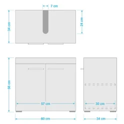 Meuble Sous Lavabo Amanda -Domublis Soldes Magasin 1000135758 200415 16480400011 SKETCH DETAILS P000000001000135758 sketch