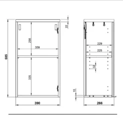 Salle De Bain Pescara VII (4 éléments ) -Domublis Soldes Magasin 1000149077 181219 16285800005 GALLERYIMAGES P000000001000149077