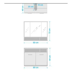 Salle De Bain Guardo IV (2 éléments) -Domublis Soldes Magasin 1000151324 220126 1002070000500 SKETCH DETAILS P000000001000151324 sketch