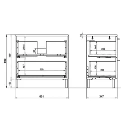 Salle De Bain Arvada II (5 éléments) -Domublis Soldes Magasin 1000205937 200221 13364300091 SKETCH DETAILS P000000001000205937 sketch
