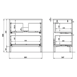 Salle De Bain Arvada III (3 éléments) -Domublis Soldes Magasin 1000205942 200221 13364500131 SKETCH DETAILS P000000001000205942 sketch