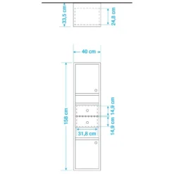 Meuble Haut Tom Tailor -Domublis Soldes Magasin 1000207667 200403 07562800078 SKETCH DETAILS P000000001000207667 sketch