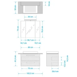 Salle De Bain Duo I (2 éléments) 17 Salle De Bain Duo I (2 éléments) -Domublis Soldes Magasin 1000209346 200427 14503700016 SKETCH DETAILS P000000001000209346 sketch