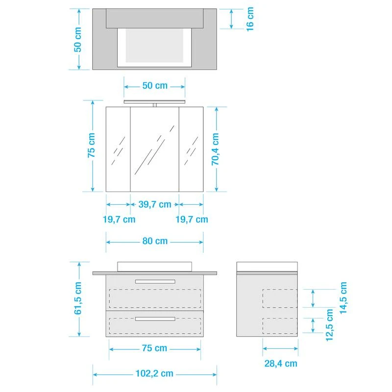 Salle De Bain Duo I (2 éléments) 10 Salle De Bain Duo I (2 éléments) – Image 8