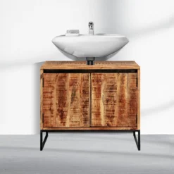 Meuble Sous Lavabo Marble -Domublis Soldes Magasin 1000229517 210413 12512100009 DETAILS P000000001000229517