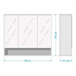 Armoire De Toilette Lombos II -Domublis Soldes Magasin 1000249563 211005 125321000520 SKETCH DETAILS P000000001000249563 sketch