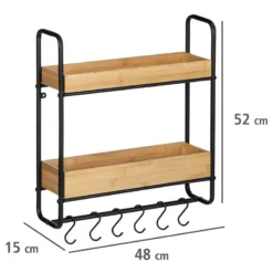 Wenko Étagère Murale Loft I -Domublis Soldes Magasin 1000255370 210330 15243700009 SKETCH DETAILS P000000001000255370 sketch