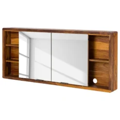 Armoire De Toilette TRANGLE Larg. 140 Cm -Domublis Soldes Magasin 1000292015 220729 030 DETAILS P000000001000292015