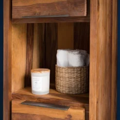 Colonne Salle De Bain TRANGLE 2 Portes -Domublis Soldes Magasin 1000292023 230726 032 DETAILS P000000001000292023