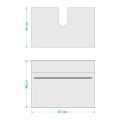 Salle De Bain Farson I (2 éléments) -Domublis Soldes Magasin 1000305916 211109 12394100751 SKETCH DETAILS P000000001000305916 sketch
