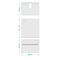 Salle De Bain Farson I (2 éléments) -Domublis Soldes Magasin 1000305916 211118 065110000545 SKETCH DETAILS P000000001000305916 sketch