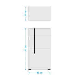 Salle De Bain Farson VIII (4 éléments) 20 Salle De Bain Farson VIII (4 éléments) -Domublis Soldes Magasin 1000305919 211109 12394100754 SKETCH DETAILS P000000001000305919 sketch