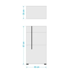 Salle De Bain Farson VI (4 éléments) 20 Salle De Bain Farson VI (4 éléments) -Domublis Soldes Magasin 1000305925 211109 12394100759 SKETCH DETAILS P000000001000305925 sketch
