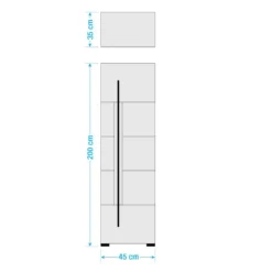 Salle De Bain Farson XII (5 éléments) -Domublis Soldes Magasin 1000305930 211109 12394200770 SKETCH DETAILS P000000001000305930 sketch
