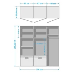 Armoire Pour Machine à Laver Kielce X -Domublis Soldes Magasin 1000310422 211124 15131500601 SKETCH DETAILS P000000001000310422 sketch