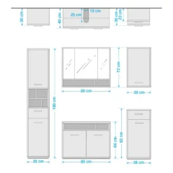 Salle De Bain Guardo I (5 éléments) 39 Salle De Bain Guardo I (5 éléments) -Domublis Soldes Magasin 1000311839 220126 100209000500 SKETCH DETAILS P000000001000311839 sketch