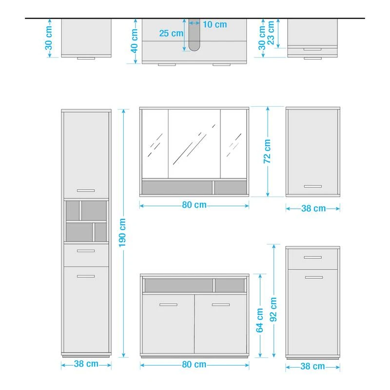 Salle De Bain Guardo I (5 éléments) 21 Salle De Bain Guardo I (5 éléments) – Image 19
