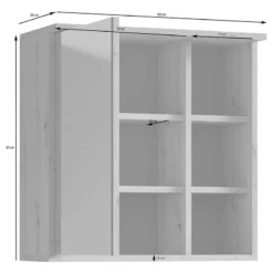 Armoire De Toilette Vendooren -Domublis Soldes Magasin 1000341053 220315 500 SKETCH DETAILS P000000001000341053 sketch