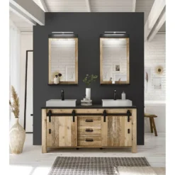 Meuble Avec Double Vasque Shutter -Domublis Soldes Magasin 1000348707 220505 021 MOOD DETAILS P000000001000348707 mood