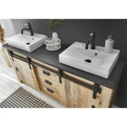 Meuble Avec Double Vasque Shutter -Domublis Soldes Magasin 1000348707 220505 023 MOOD DETAILS P000000001000348707 mood