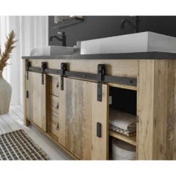 Meuble Avec Double Vasque Shutter -Domublis Soldes Magasin 1000348707 220505 024 MOOD DETAILS P000000001000348707 mood