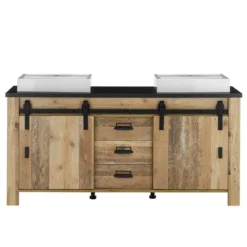 Meuble Avec Double Vasque Shutter -Domublis Soldes Magasin 1000348707 220505 030 DETAILS P000000001000348707