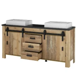 Meuble Avec Double Vasque Shutter -Domublis Soldes Magasin 1000348707 220505 040 DETAILS P000000001000348707