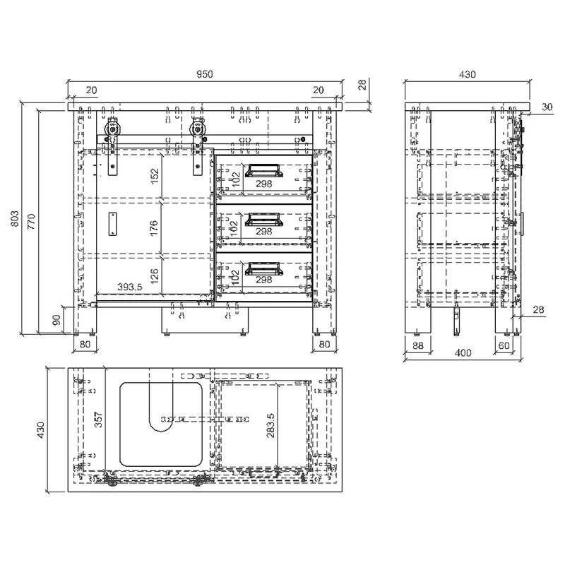 Meuble Avec Vasque Shutter 11 Meuble Avec Vasque Shutter – Image 9