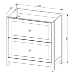 Meuble Avec Vasque Hovden -Domublis Soldes Magasin 1000352041 220624 500 SKETCH DETAILS P000000001000352041 sketch