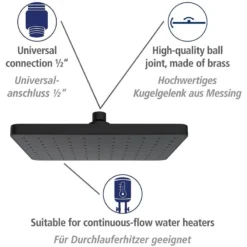 Wenko Pommeau De Douche Cleaning II -Domublis Soldes Magasin 1000352469 220519 032 DETAILS P000000001000352469