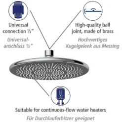 Wenko Pommeau De Douche Watersaving II -Domublis Soldes Magasin 1000352485 220519 032 DETAILS P000000001000352485