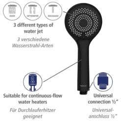 Wenko Pommeau De Douche Watersaving III -Domublis Soldes Magasin 1000352549 220519 033 DETAILS P000000001000352549