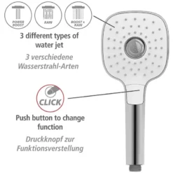 Wenko Pommeau De Douche Powerboost II -Domublis Soldes Magasin 1000352554 220519 033 DETAILS P000000001000352554
