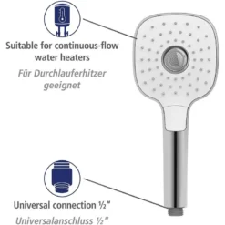 Wenko Pommeau De Douche Powerboost II -Domublis Soldes Magasin 1000352554 220519 034 DETAILS P000000001000352554