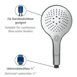 Wenko Pommeau De Douche Basic Line I 16 Wenko Pommeau De Douche Basic Line I -Domublis Soldes Magasin 1000352557 220519 032 DETAILS P000000001000352557