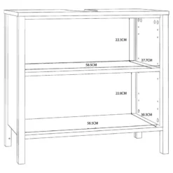 Meuble Sous Lavabo Kavala II -Domublis Soldes Magasin 1000366572 220824 501 SKETCH DETAILS P000000001000366572 sketch