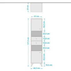 Colonne De Salle De Bain Bjarne -Domublis Soldes Magasin 1000367223 221005 500 SKETCH DETAILS P000000001000367223 sketch