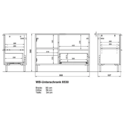 Salle De Bain Mauresa IX (3 éléments) -Domublis Soldes Magasin 1000368157 221215 501 SKETCH DETAILS P000000001000368157 sketch