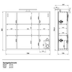 Salle De Bain Arvada VII (4 éléments) -Domublis Soldes Magasin 1000368183 221215 500 SKETCH DETAILS P000000001000368183 sketch