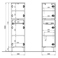 Salle De Bain Torrance I (5 éléments) -Domublis Soldes Magasin 1000370052 230215 503 SKETCH DETAILS P000000001000370052 sketch